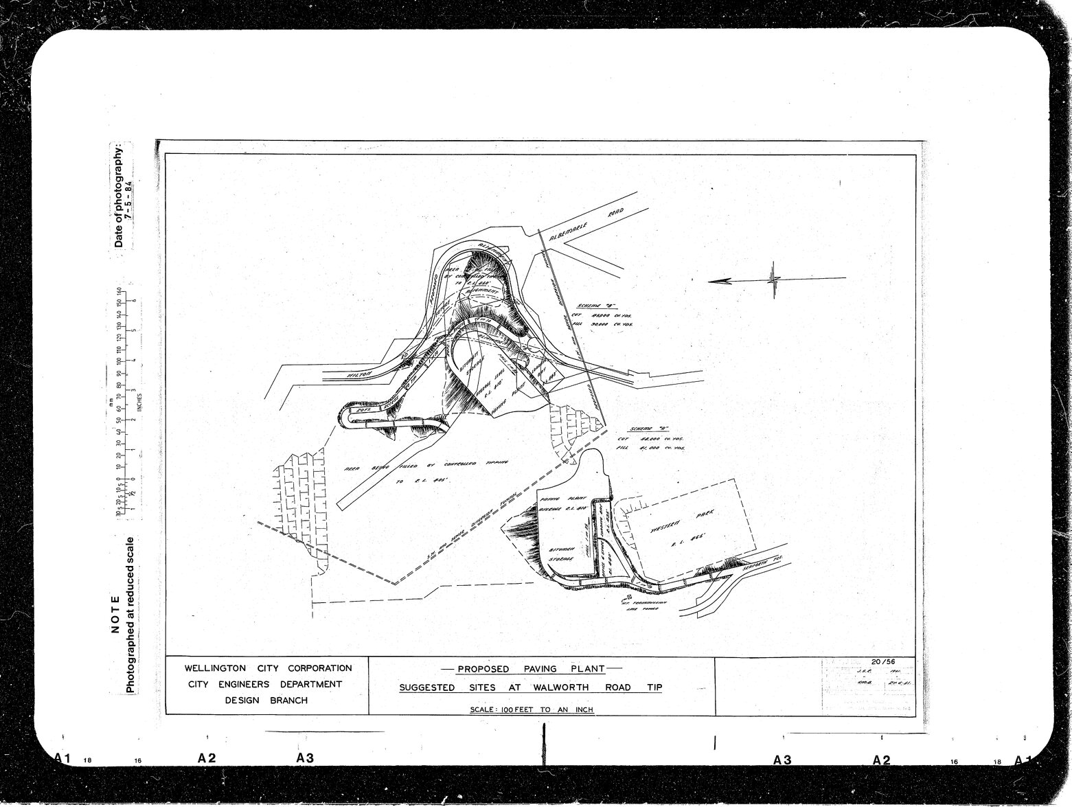 Proposed Paving Plant Sites, Wallworth Road Tip