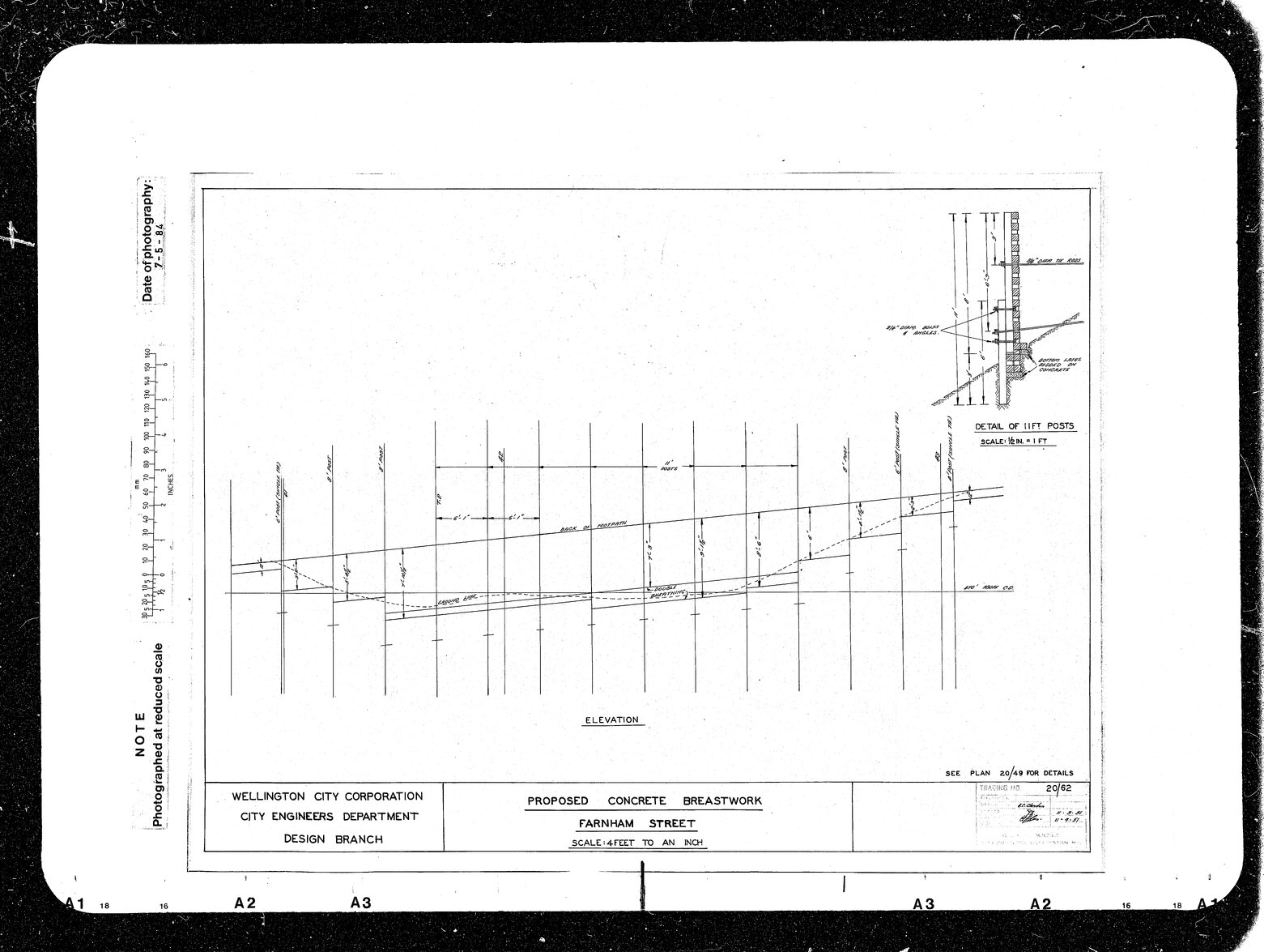 Farnham Street Concrete Breastwork