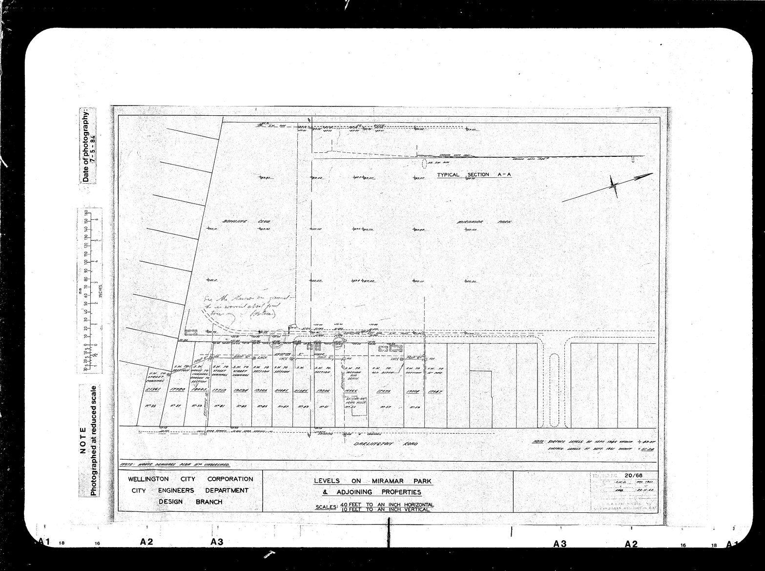 Miramar Park levels on Park &amp; adjoining properties