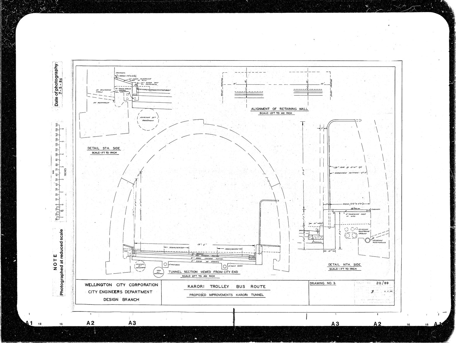 Karori Trolley Bus Route, Proposed Improvements Karori Tunnel