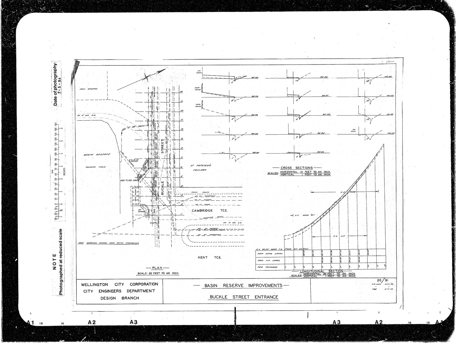 Basin Reserve Improvements at Buckle Street Entrance