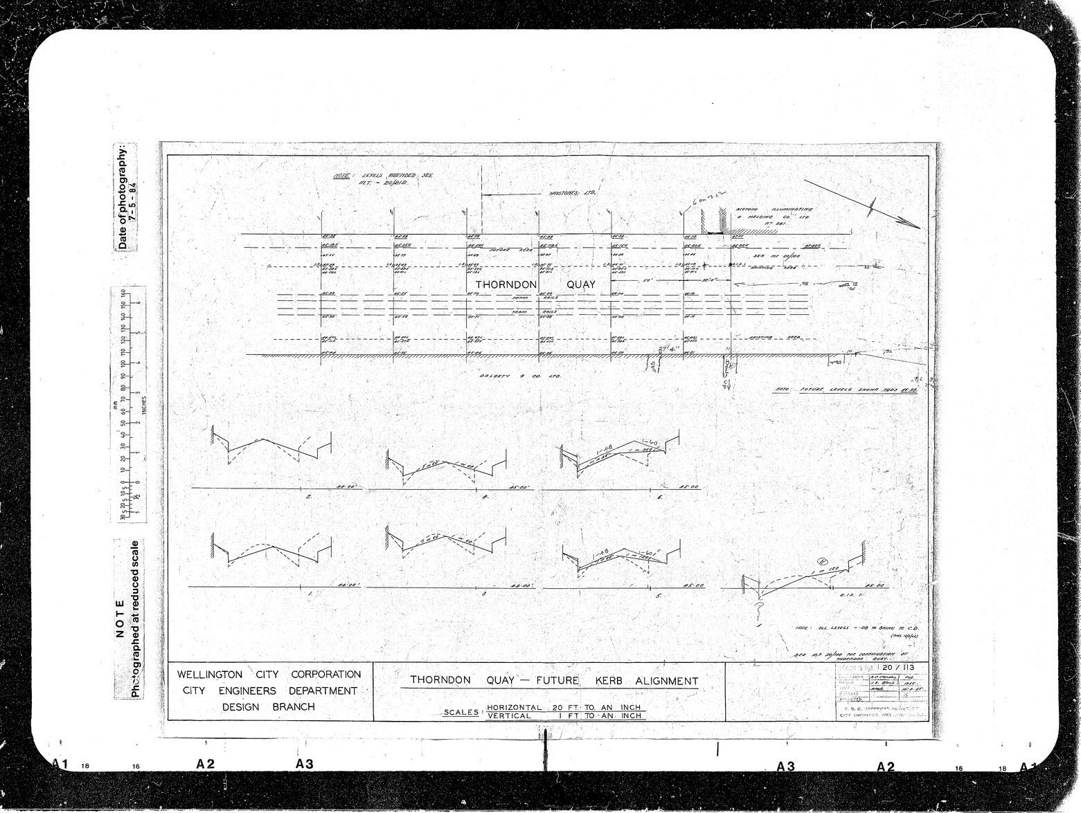 Thorndon Quay, Future Kerb Alignment, South of Acetone Illuminating &amp; Welding Company