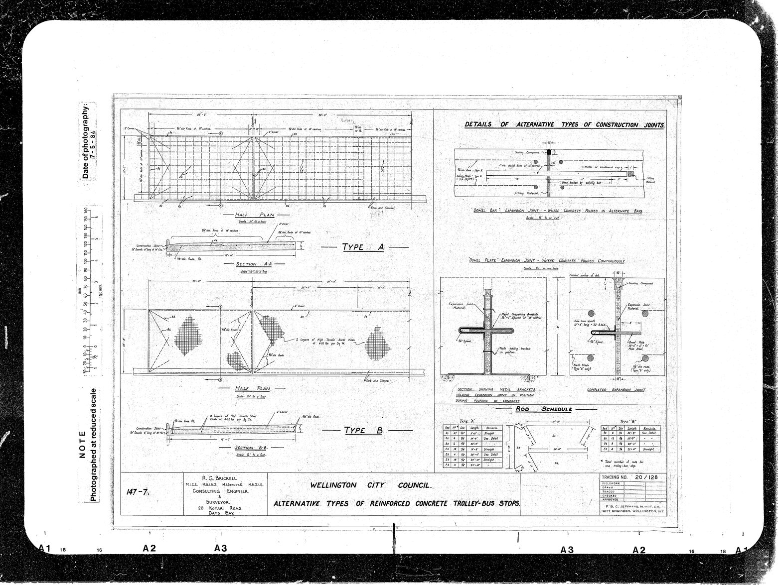 Alternative Types of Reinforced Concrete Trolley Bus Stops