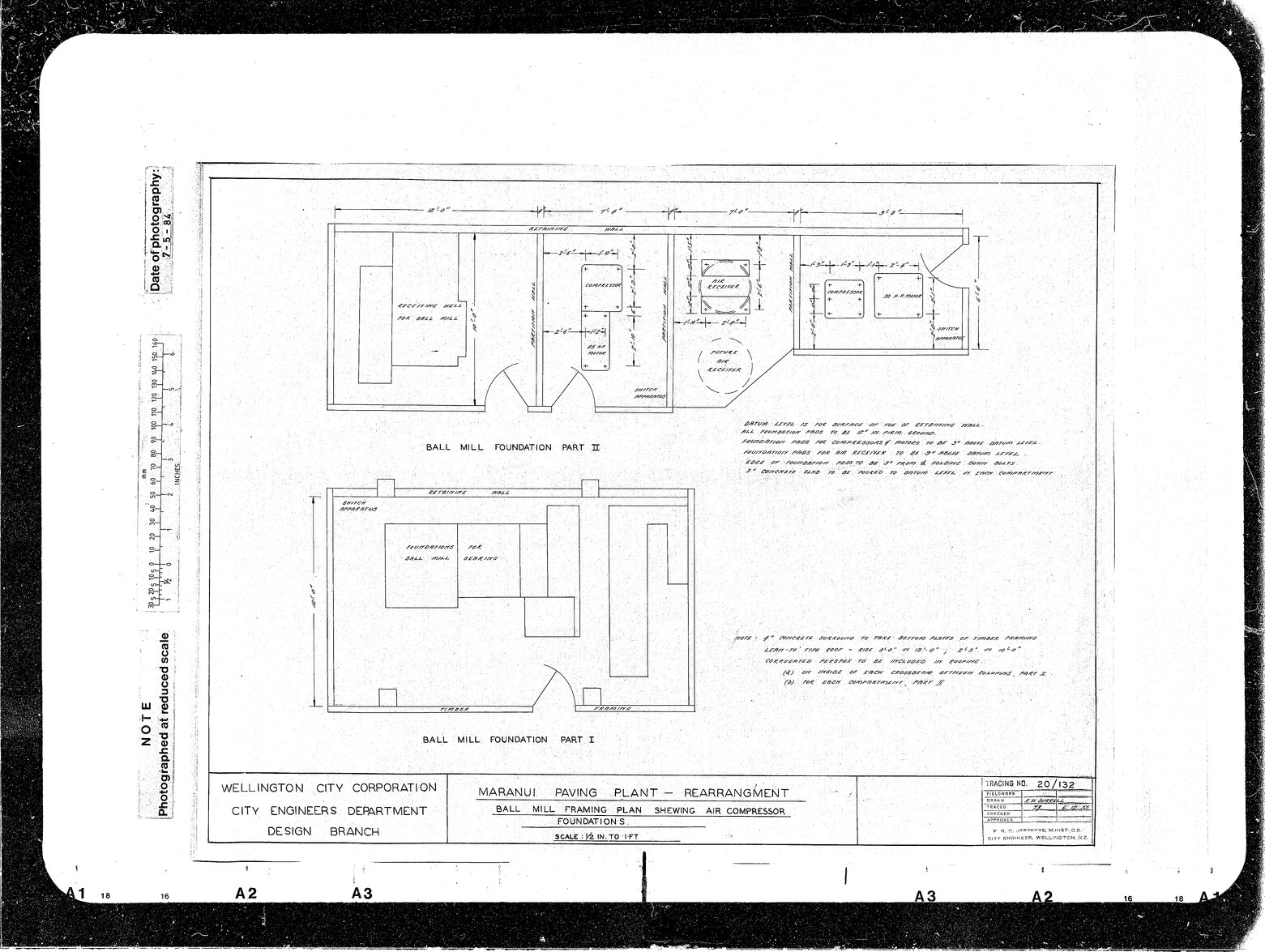 Maranui Paving Plant Rearrangement, Ball Mill Foundations, Parts 1 &amp; 2
