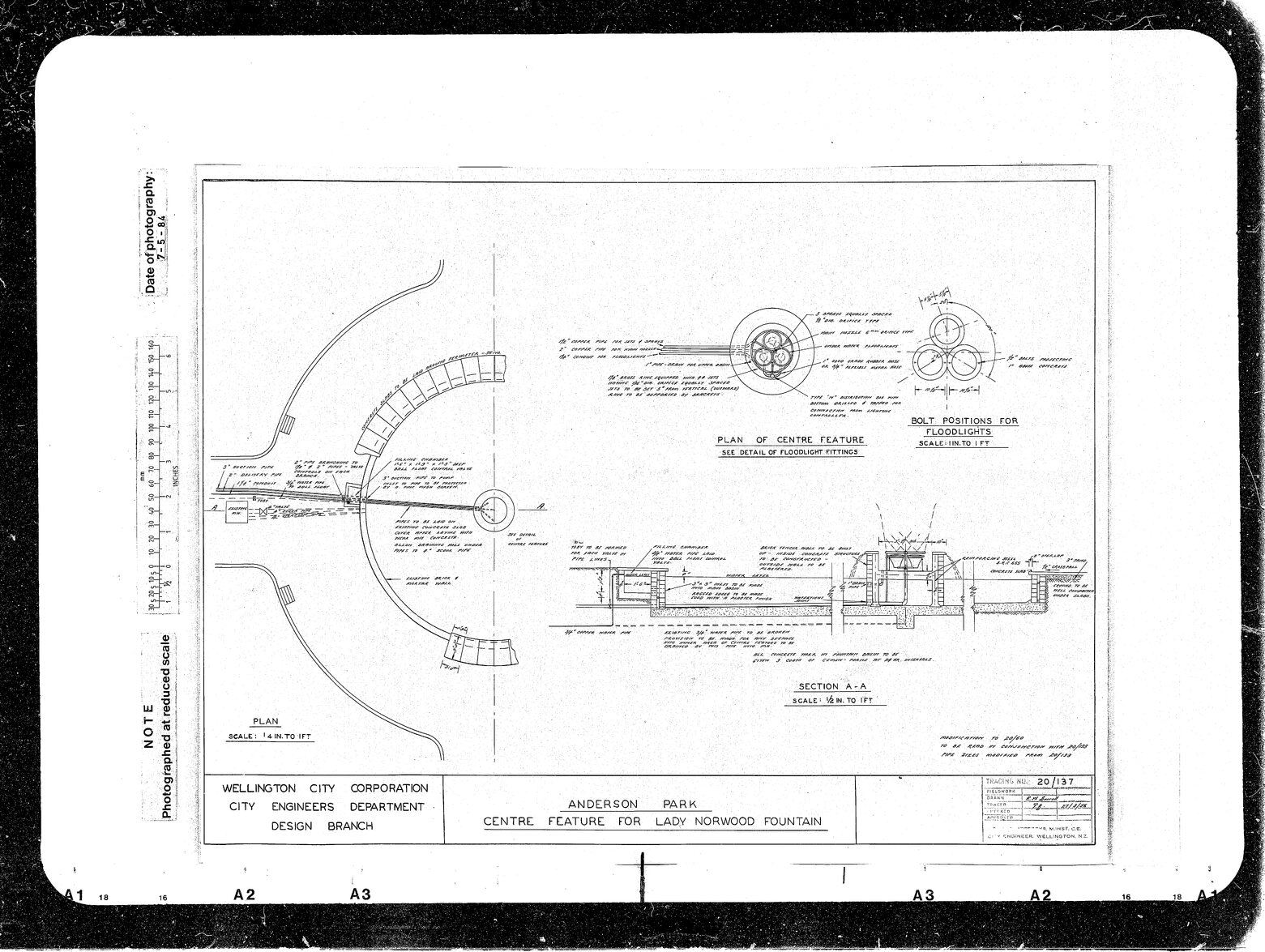Anderson Park, Centre feature for Lady Norwood Fountain