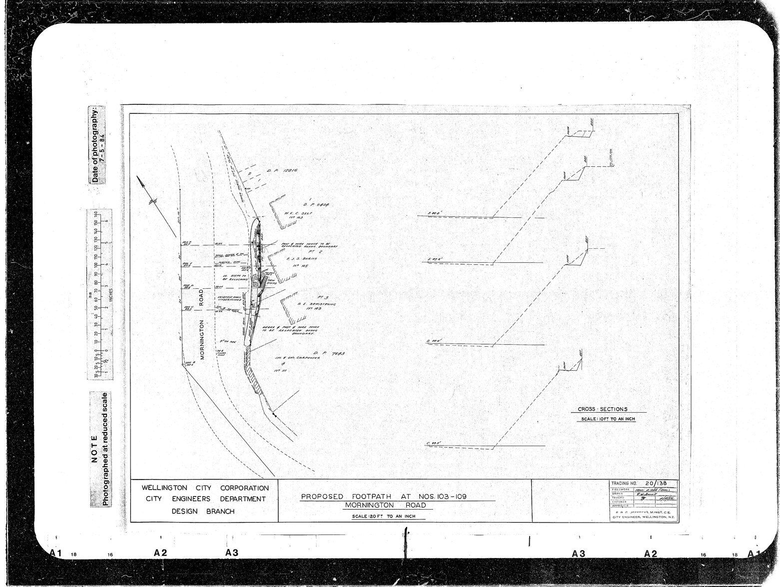 103-109 Mornington Road, Proposed Footpath