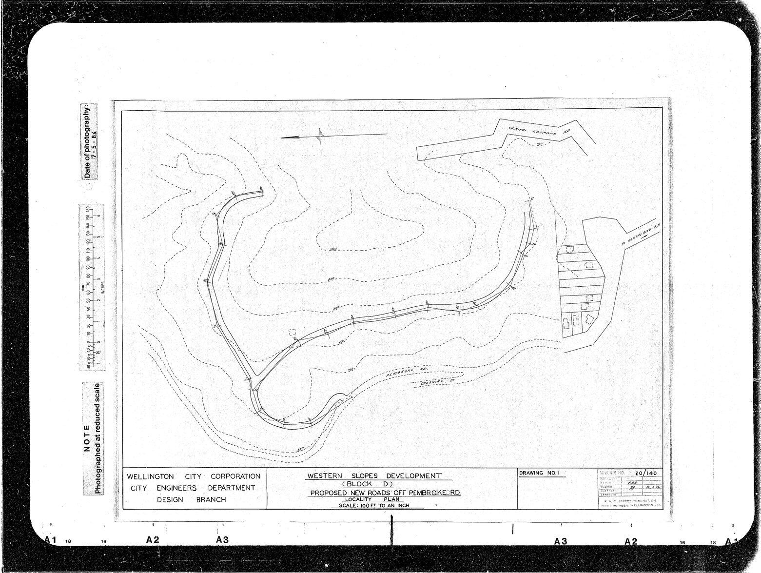 Western Slopes Development Block D, Proposed Roads off Pembroke Road, Locality Plan