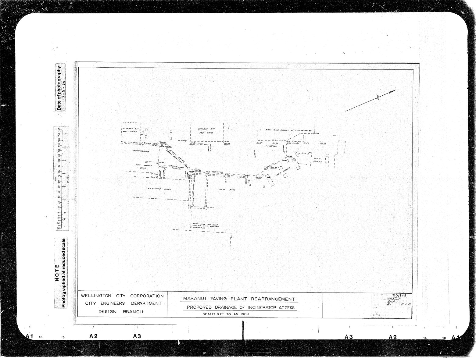 Maranui Paving Plant Rearrangement, Proposed Drainage of Incinerator Access
