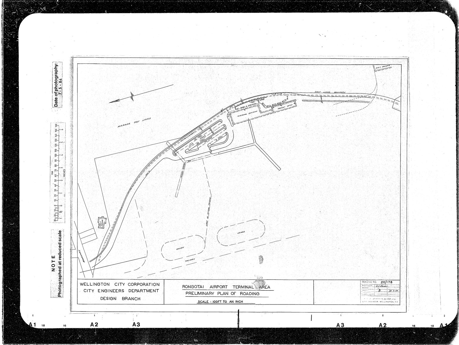 Rongotai Airport Development, Terminal Area, Preliminary Layout of Roading