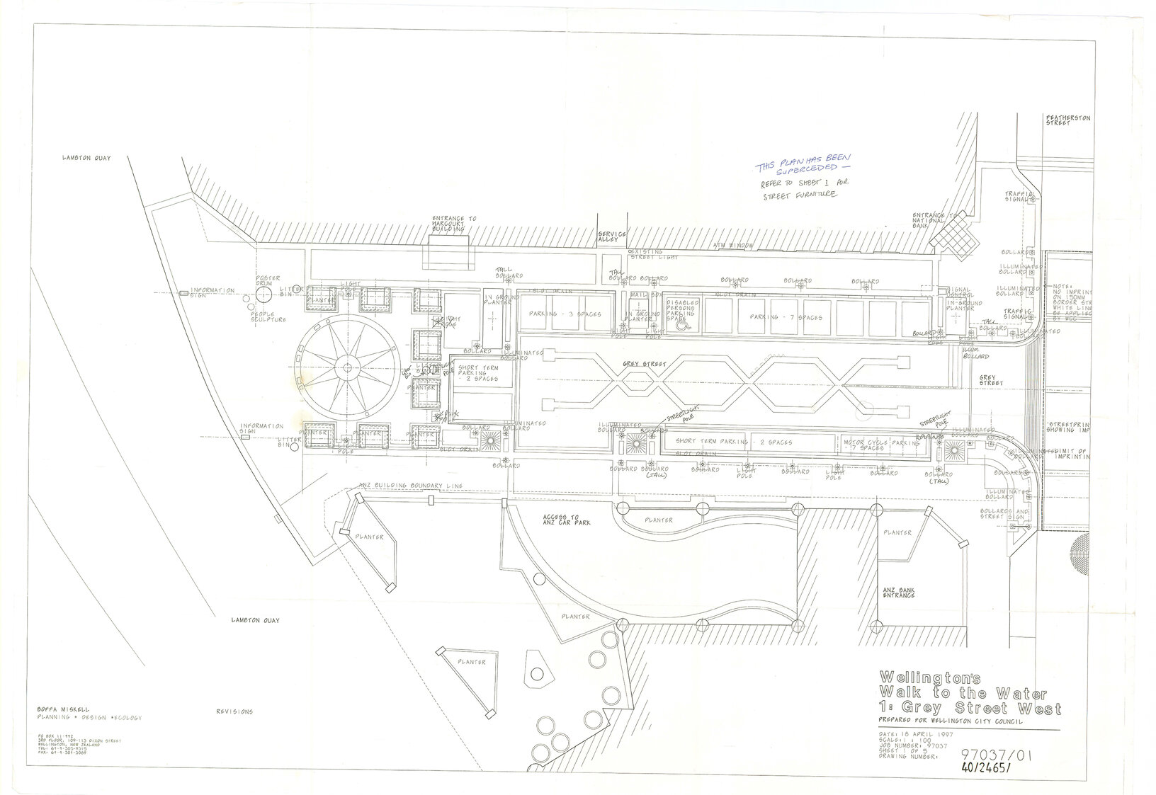 Walk to the Water, Stage 1 and 5, Grey Street (Lambton Quay to Featherston Street)