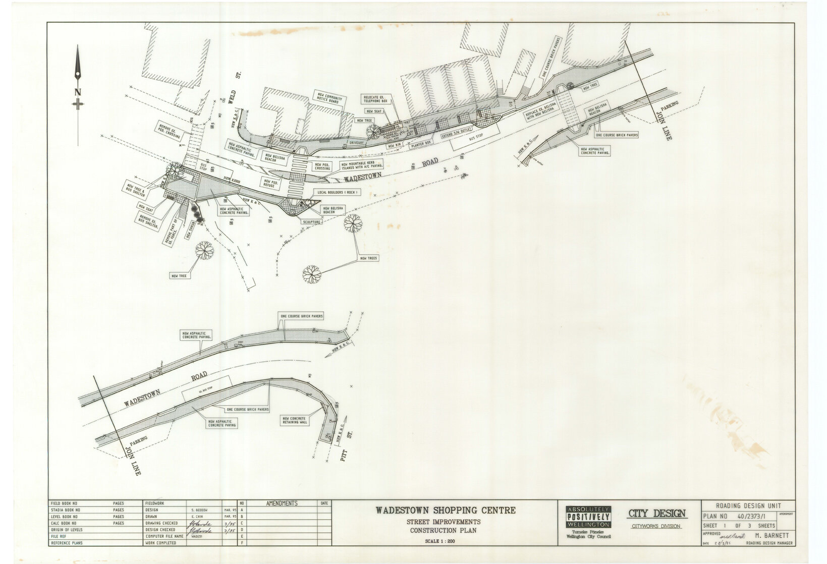 Wadestown Shopping Centre, Street Improvements