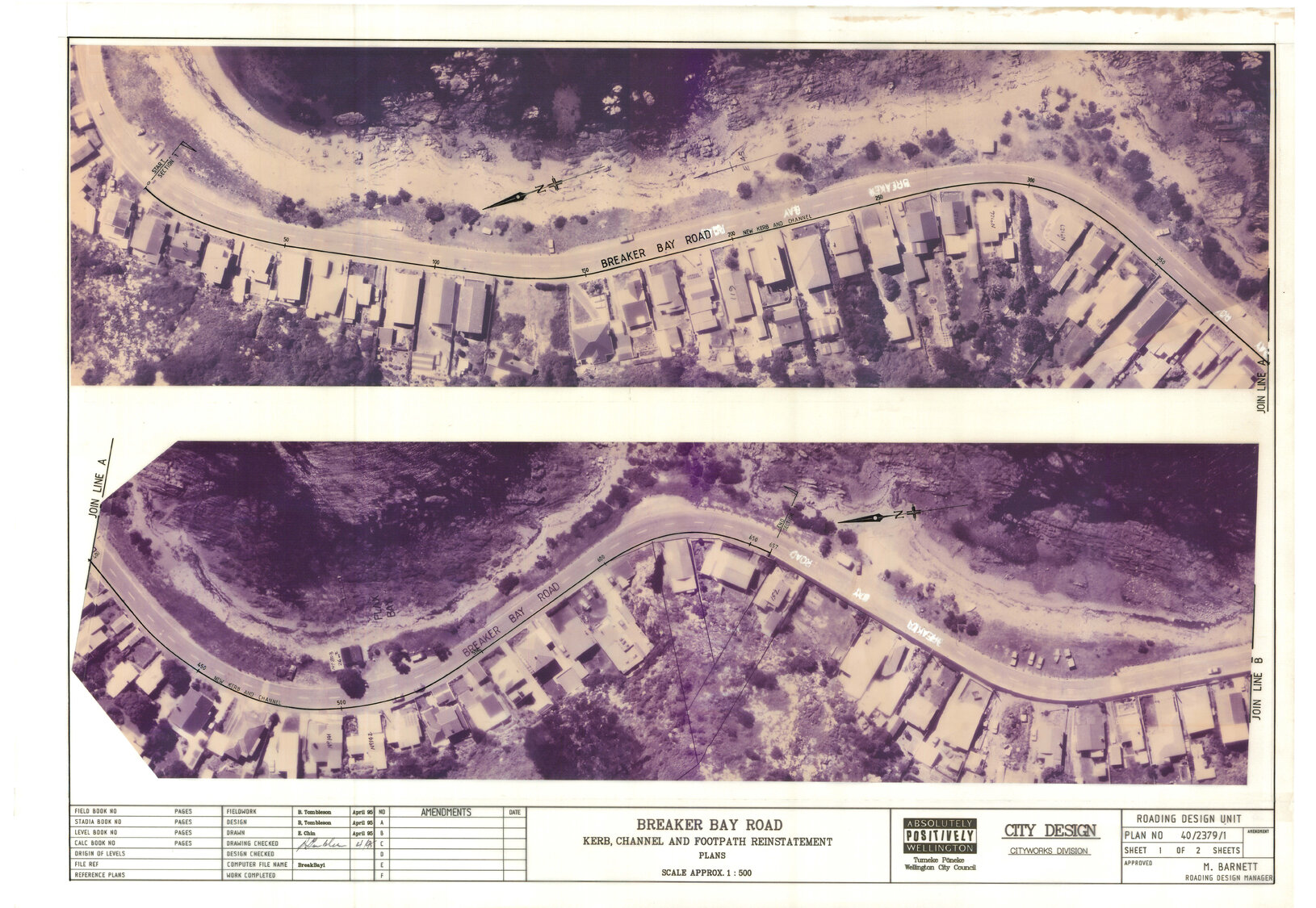 Breaker Bay Road, Kerb, Channel &amp; Footpath Reinstatement