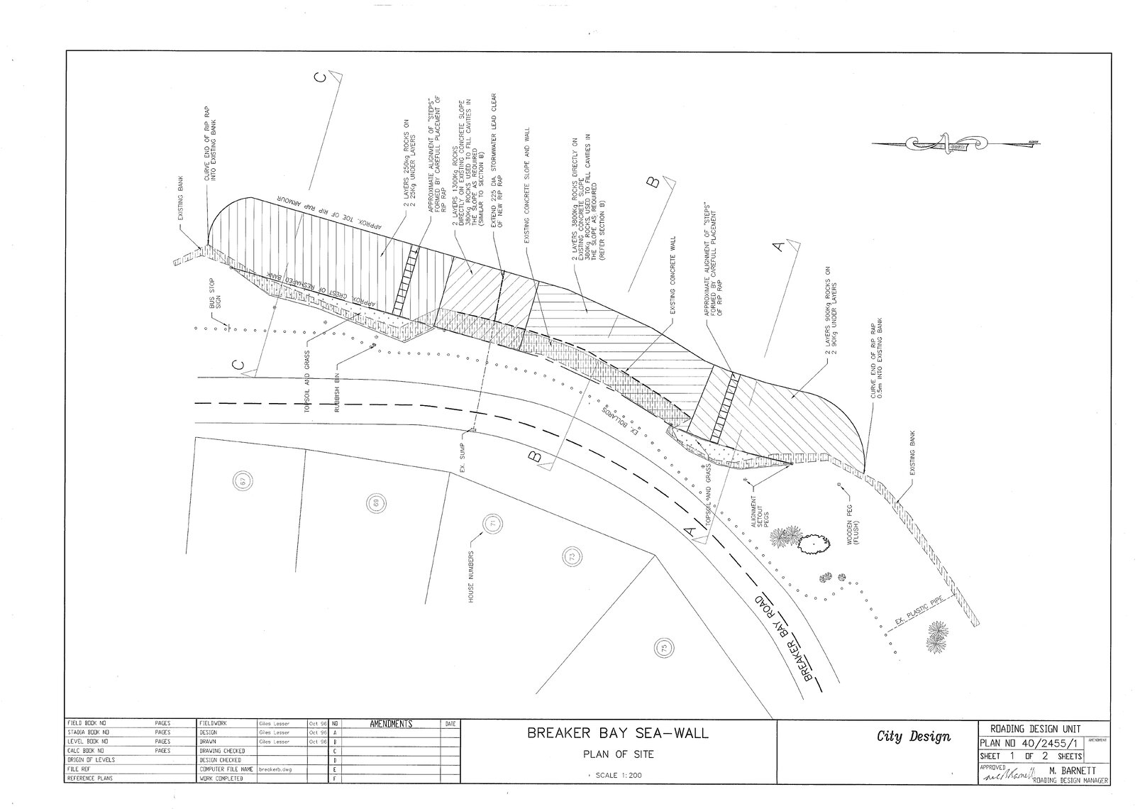 Breaker Bay Sea Wall