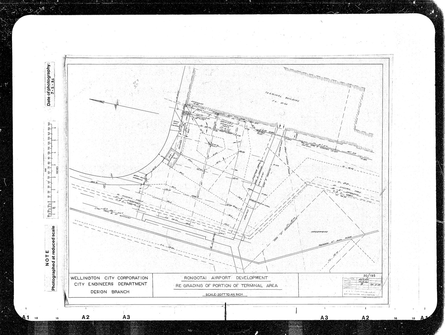 Rongotai Airport Development, Terminal Area, Regrading of Portion