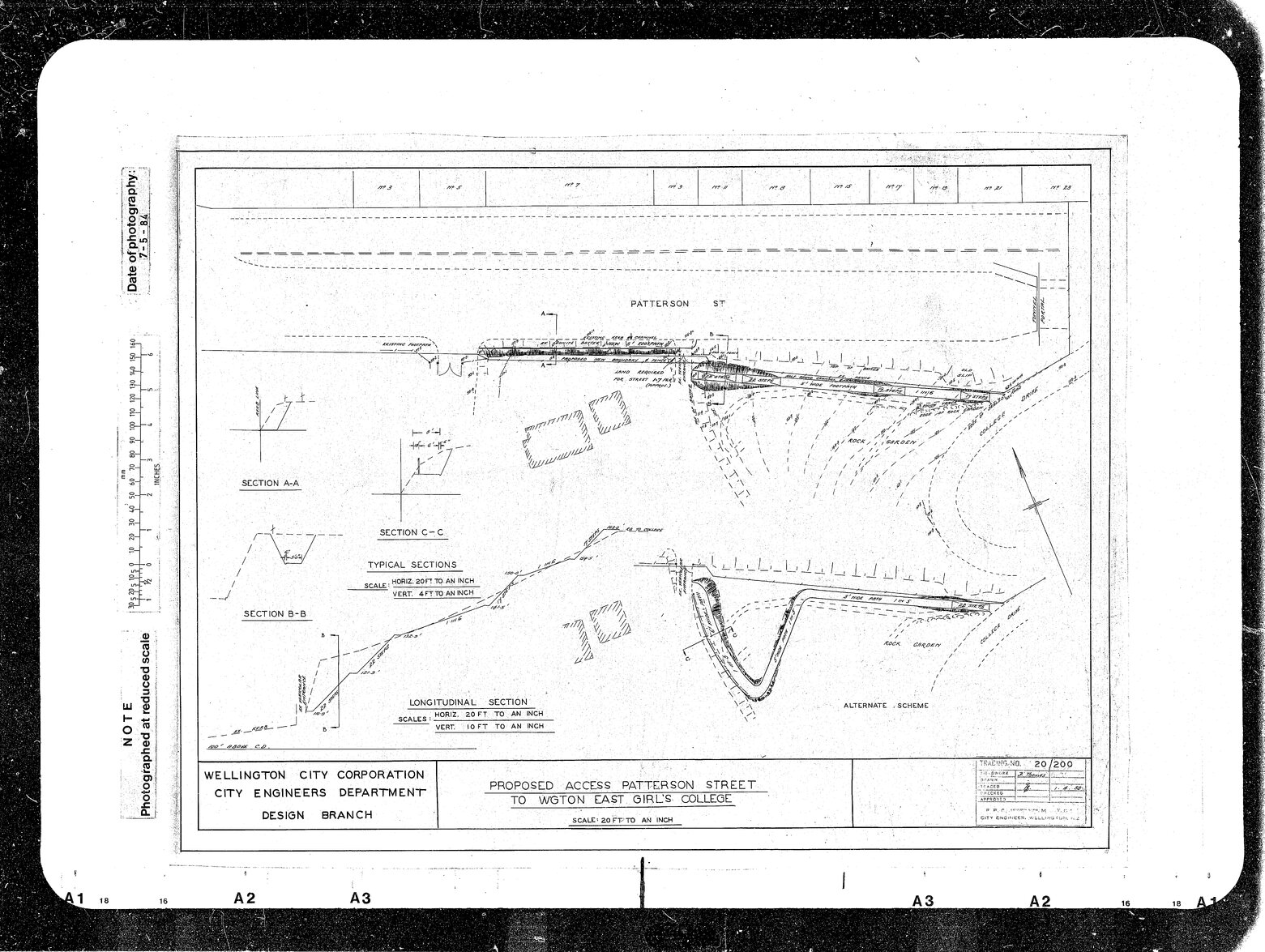Proposed Access Paterson Street to Wellington East Girls College