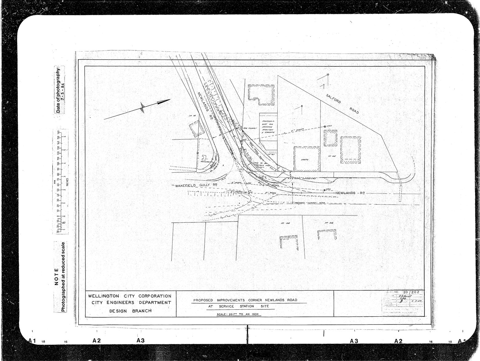 Proposed Improvements Corner Newlands Road at Service Station Site