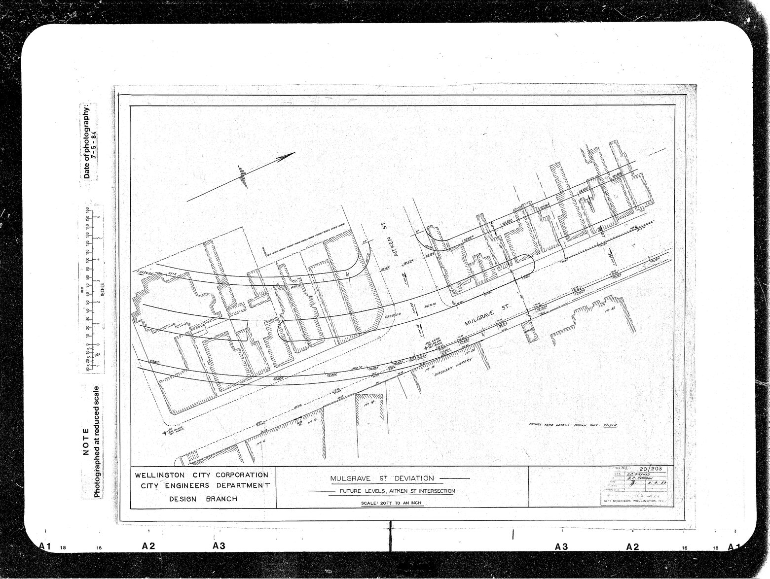 Mulgrave Street Future Alignment &amp; Levels