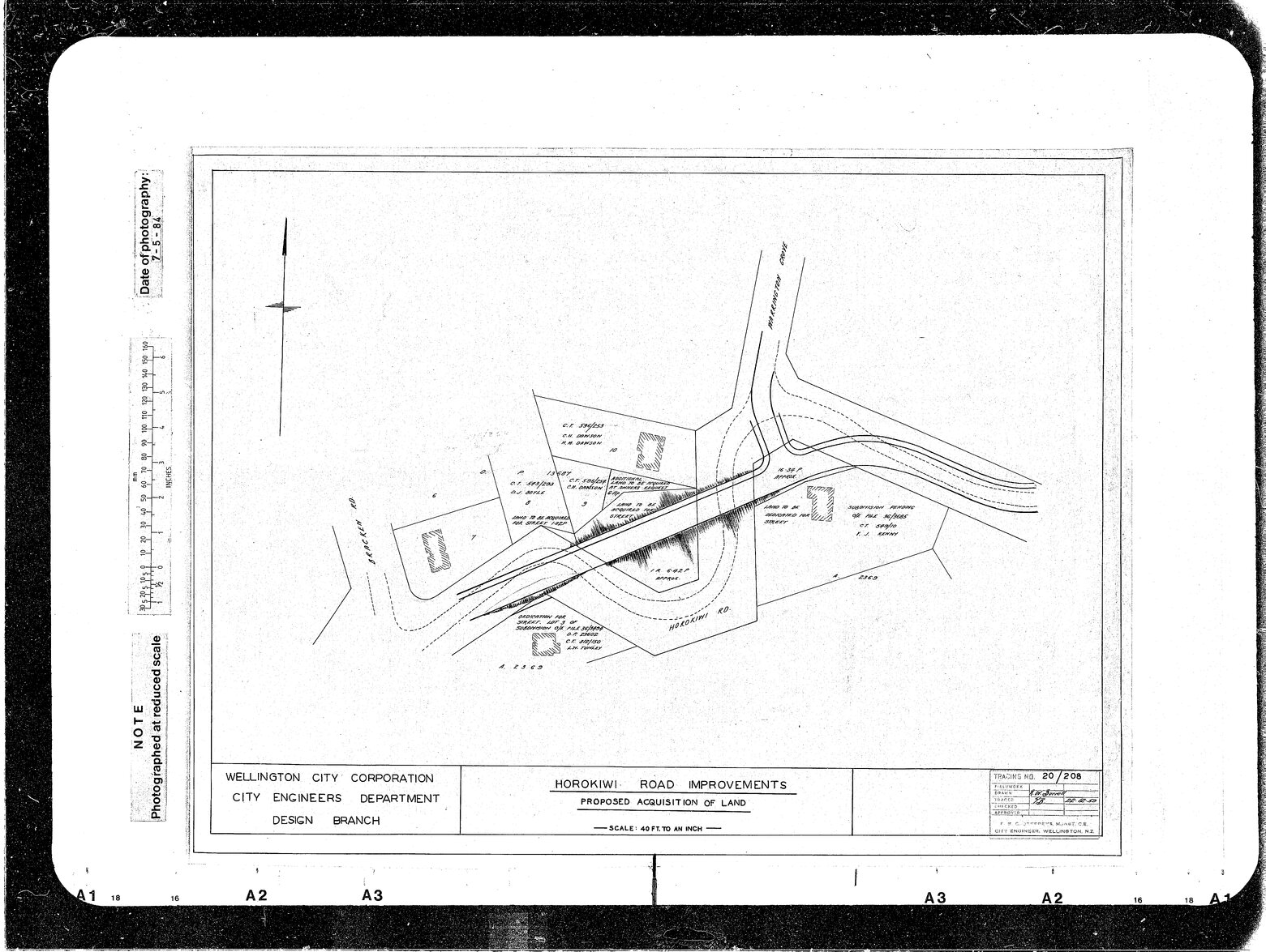 Horokiwi Road, Proposed Acquisition of Land