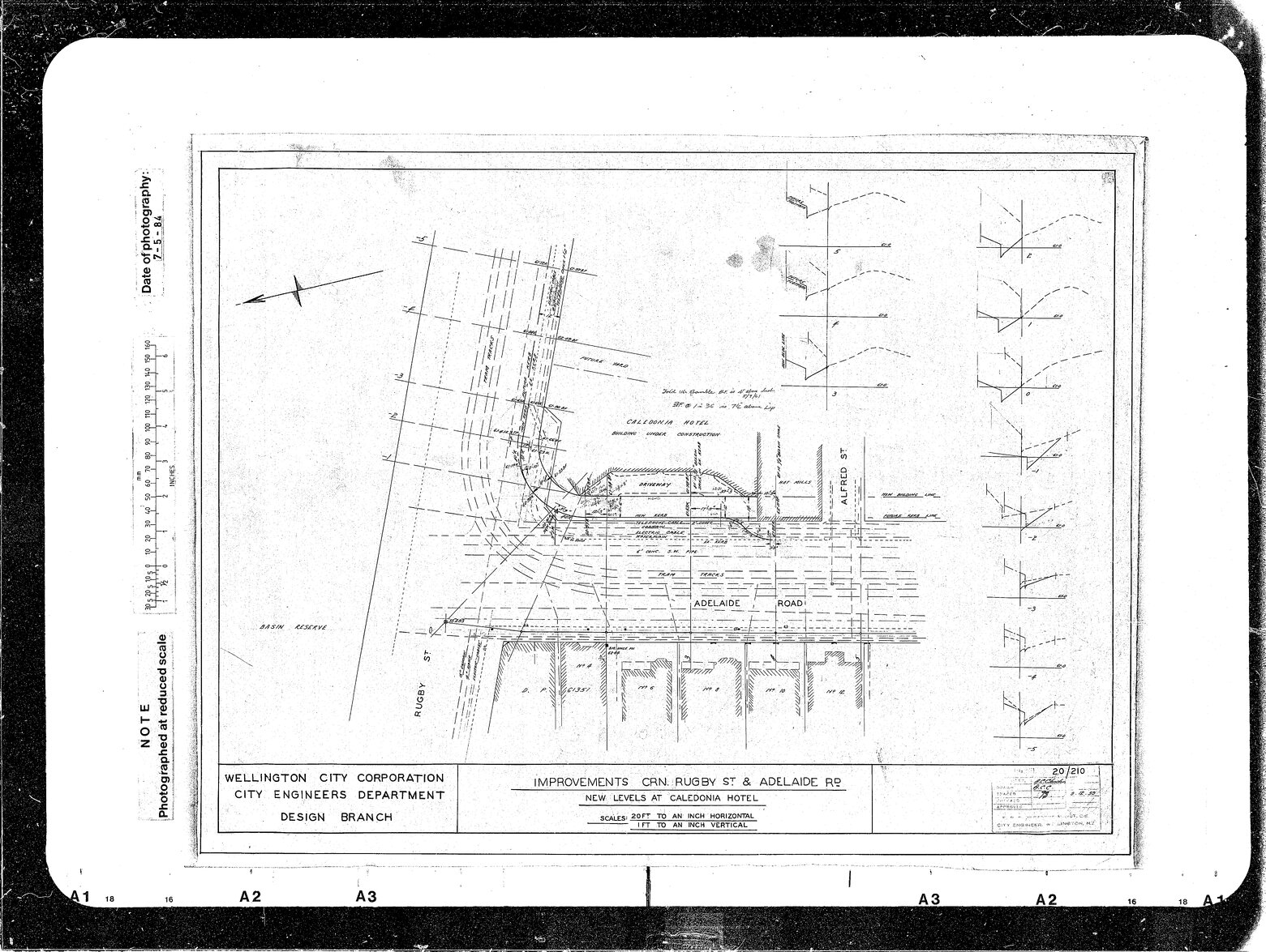 Improvements Corner Rugby Street &amp; Adelaide Road, New Levels at Caledonia Hotel