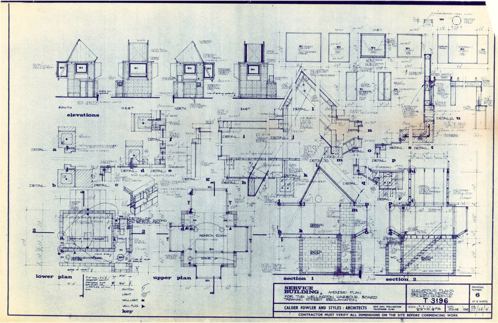 Taranaki Street Wharf, Service Building [Link Span Building]