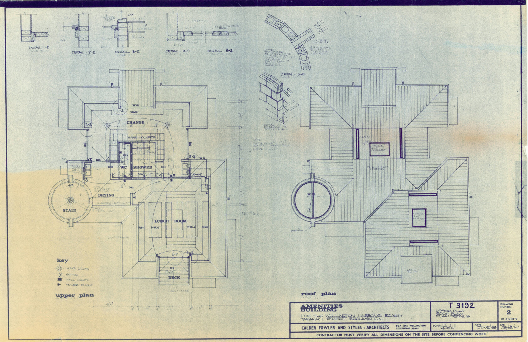 Taranaki Street Wharf, Amenities Buildings 
