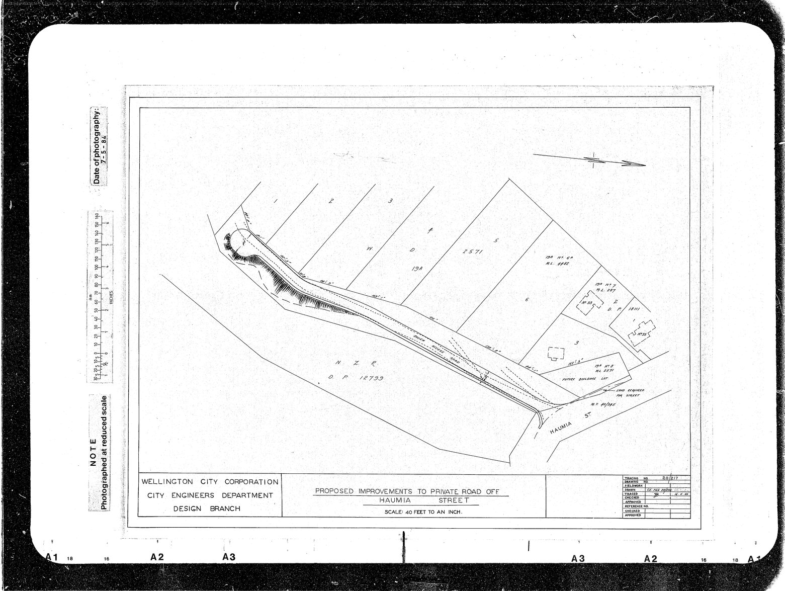 Haumia Street, Proposed Improvements to Private Road,