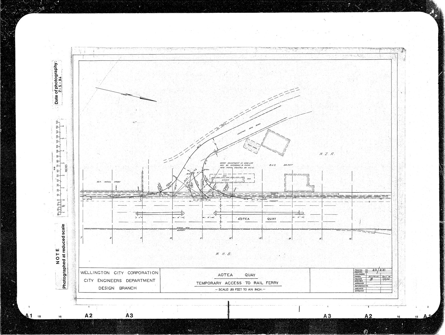 Aotea Quay, Temporary Access to Rail Ferry