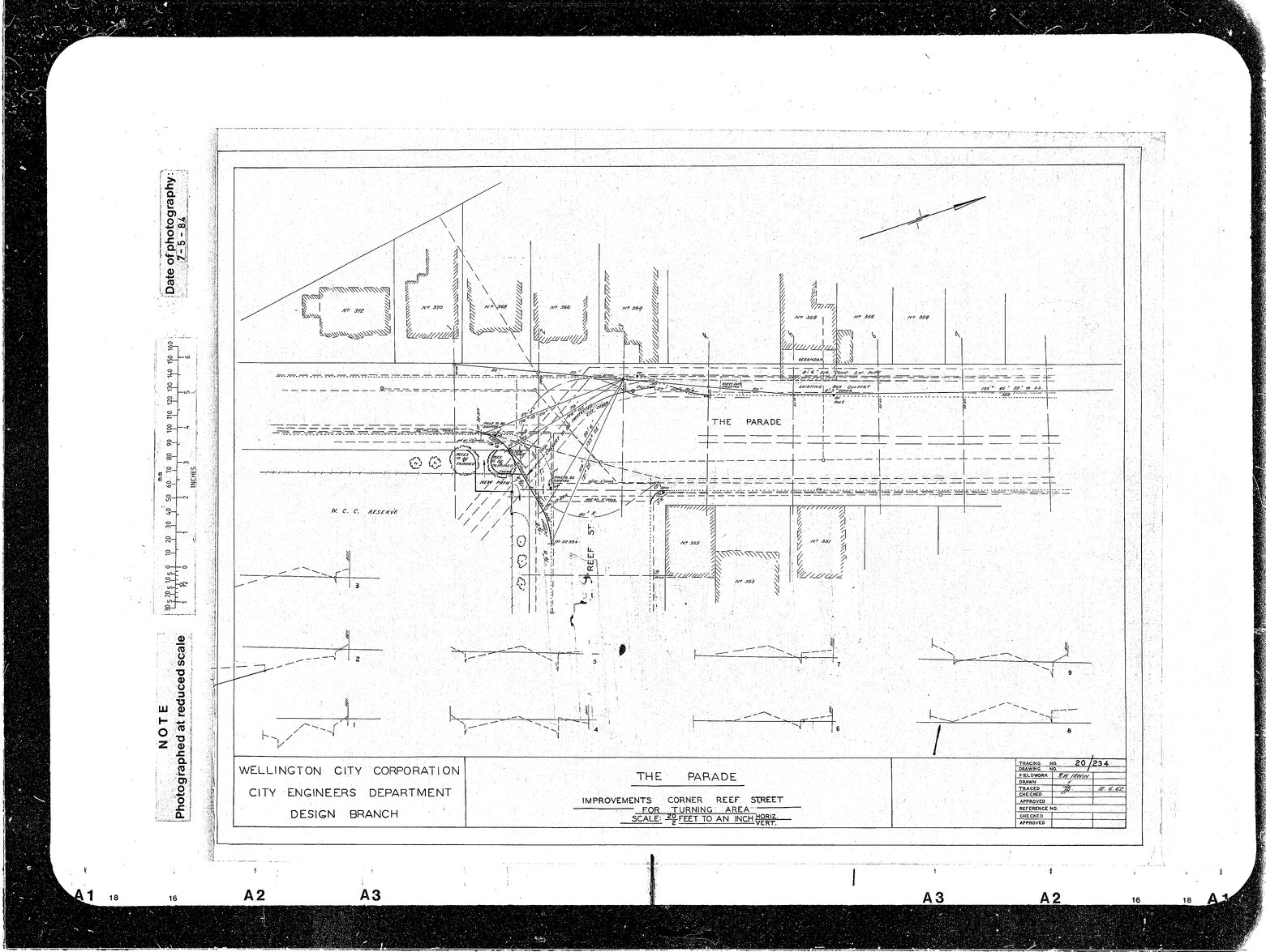 The Parade Improvements, Corner Reef Street for Turning Area