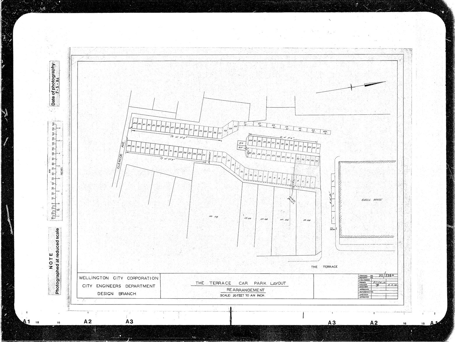 The Terrace Car Park, Rearrangement of Car Lots