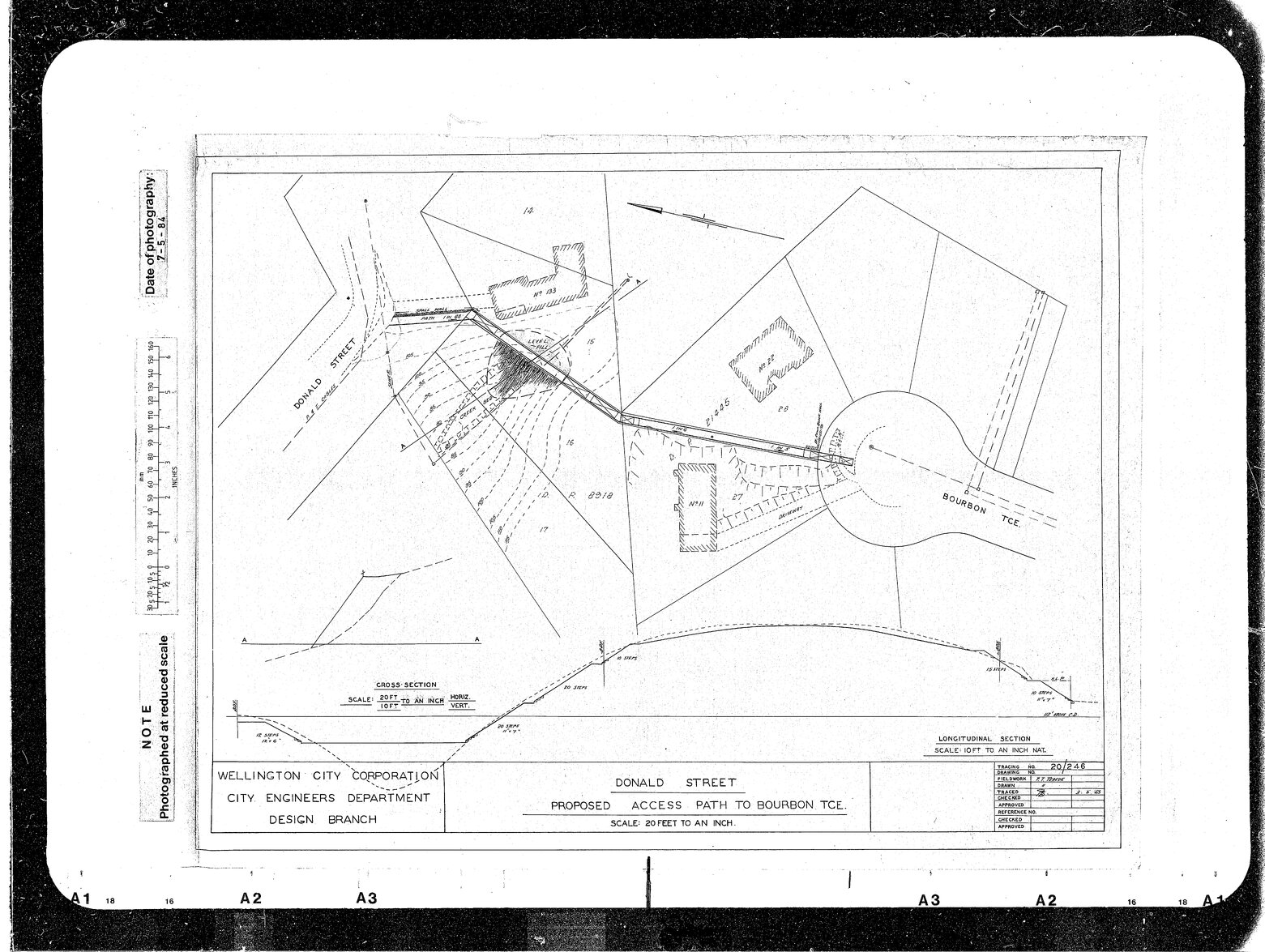 Donald Road proposed access to Bourbon Terrace