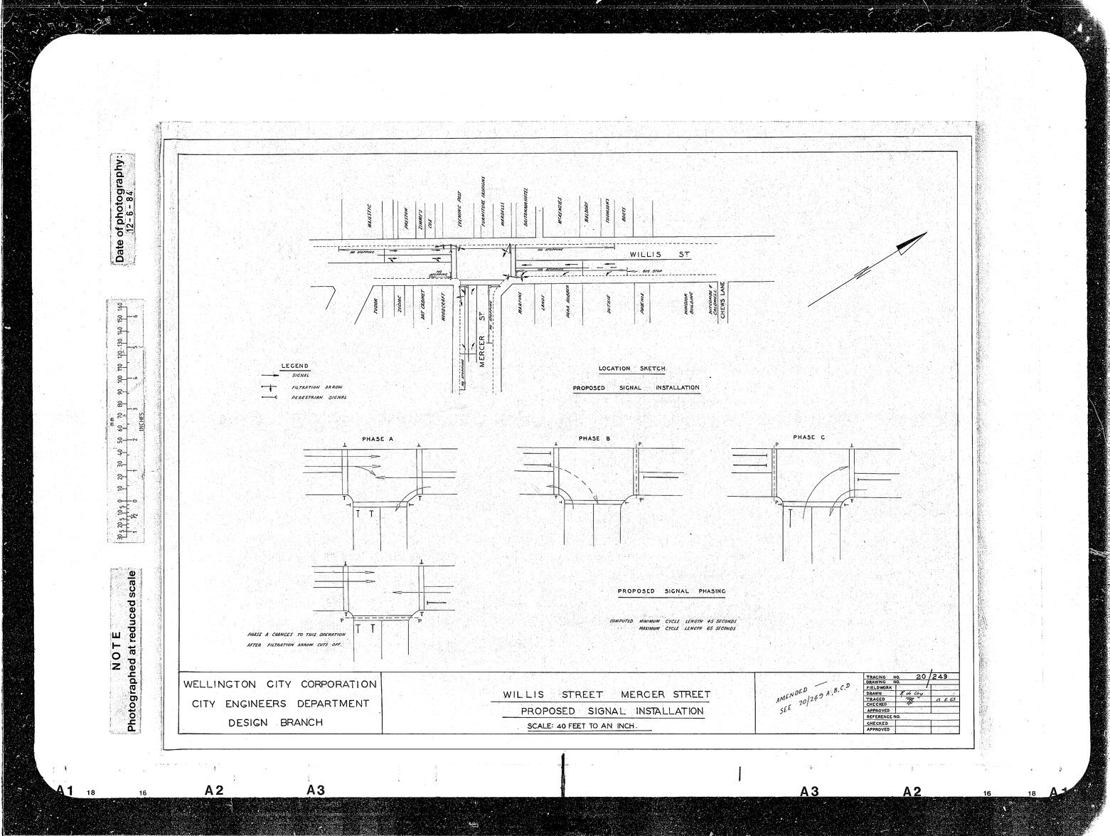 Willis Street, Mercer Street Proposed Signal Installation, 1 of 4