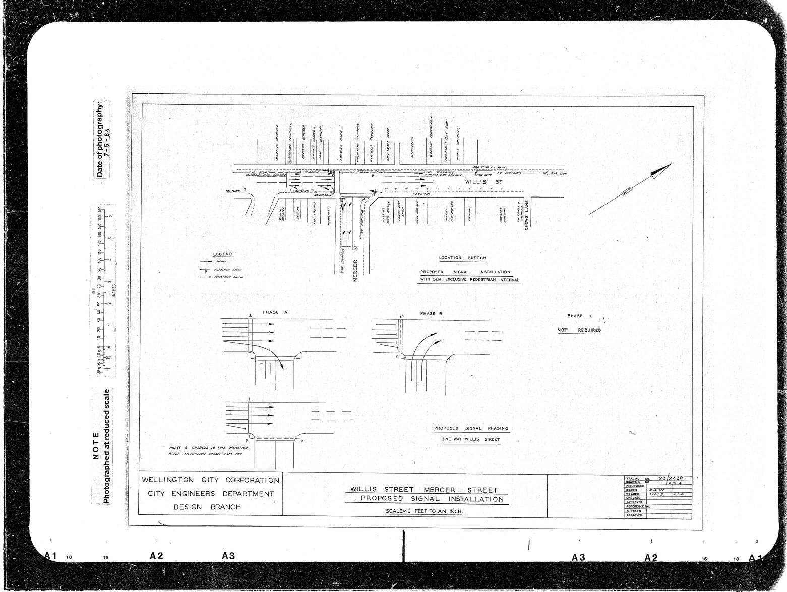 Willis Street, Mercer Street Proposed Signal Installation, with Semi Exclusive Pedestrian Interval, 2 of 4