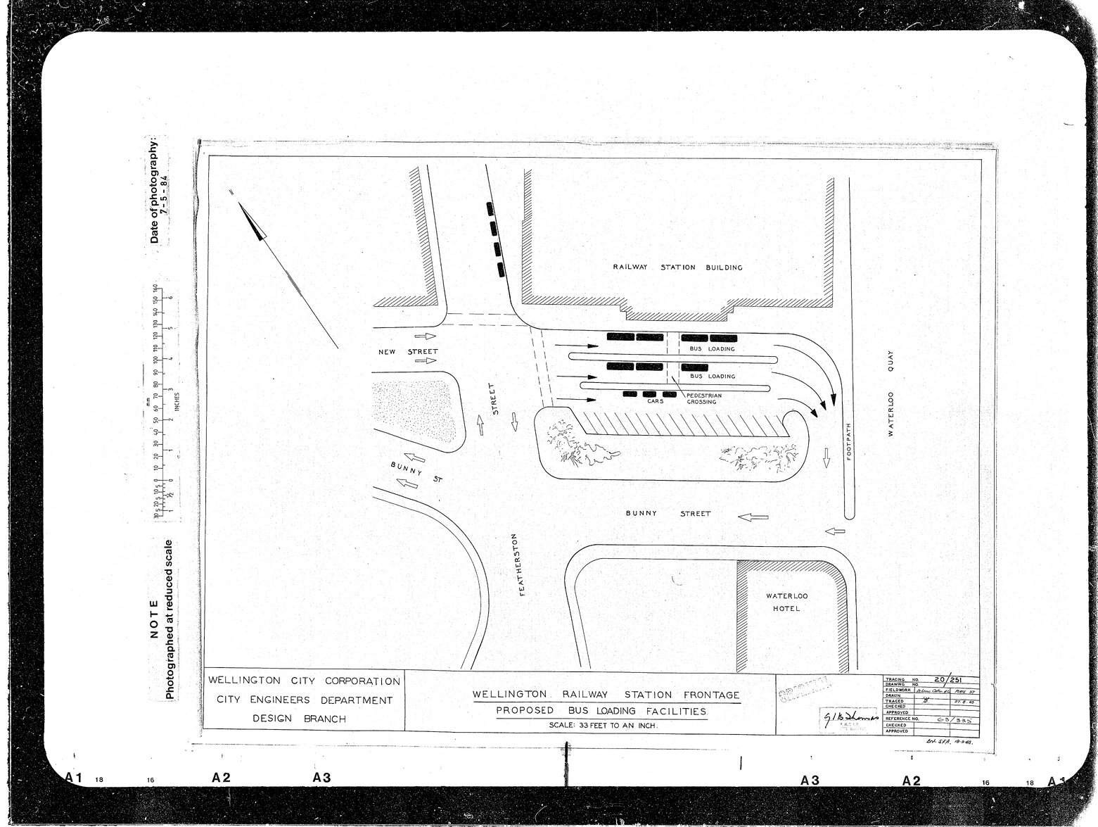 Wellington Railway Station Frontage, Proposed Bus Loading Facilities