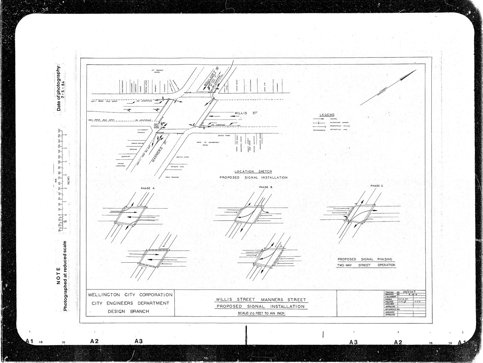 Willis Street, Manners Street, Boulcott Street, Proposed Signal Installation, 2 way Street Operation, 3 of 4