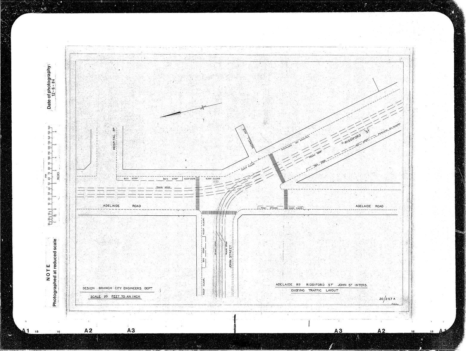Adelaide Road, Riddiford Street, &amp; John Street Intersection, Existing Traffic Layout, Drawing 2