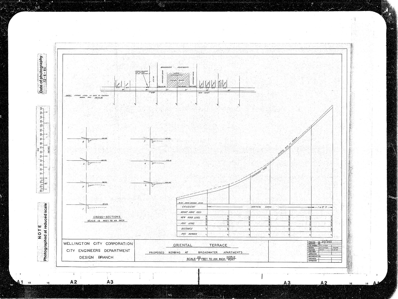 Oriental Terrace, Proposed Kerbing at Broadwater Apartments