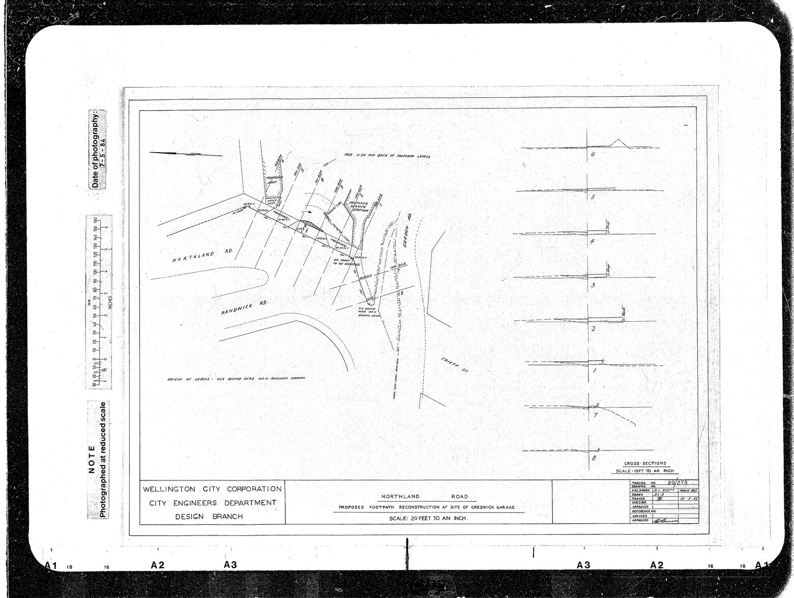Northland Road, Footpath Reconstruction at Site of Creswick Garage, Intersection Randwick Road