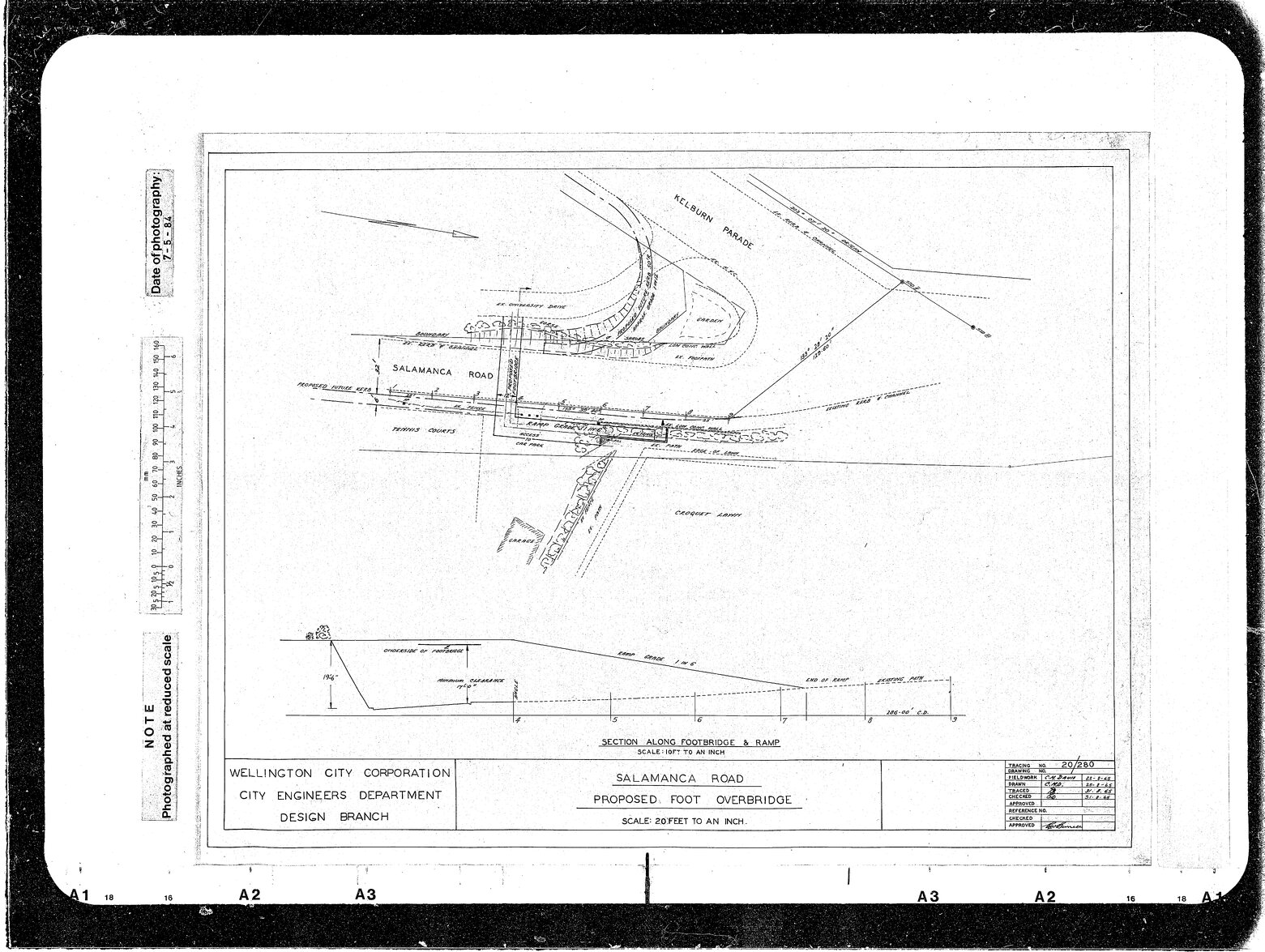 Salamanca Road, Proposed Foot Overbridge to University