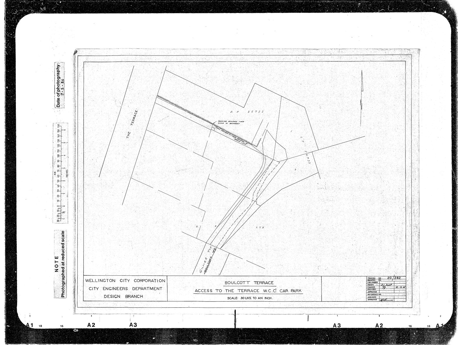 Boulcott Terrace, Access to The Terrace, Wellington City Council Car Park