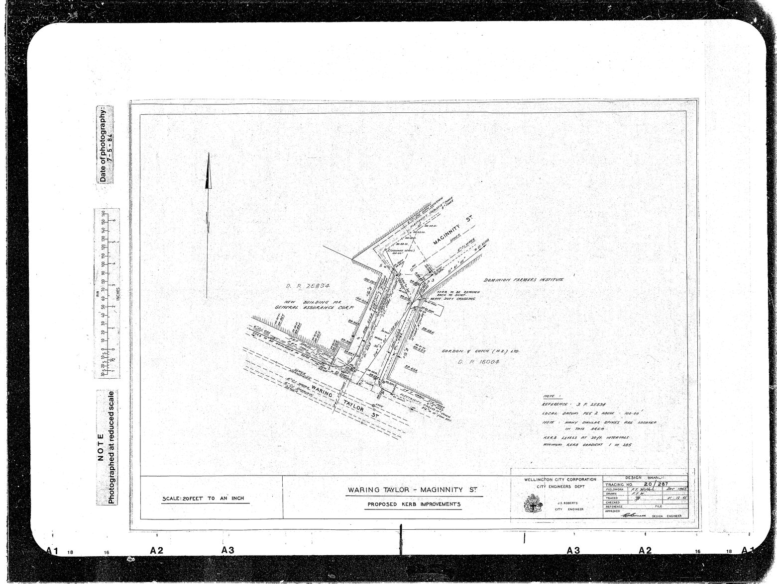 Corner Waring-Taylor Street &amp; Maginnity Street, Proposed Kerb Improvements