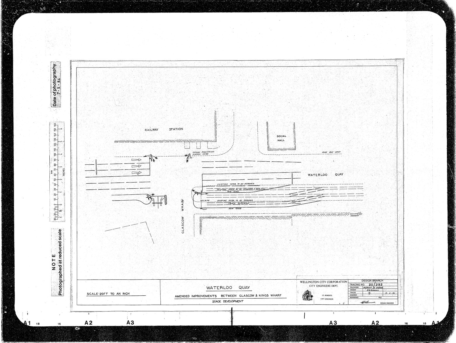 Waterloo Quay Amended Improvements between Glasgow &amp; King's Wharf, Stage Development, amendment of 40/803A &amp; 40/899