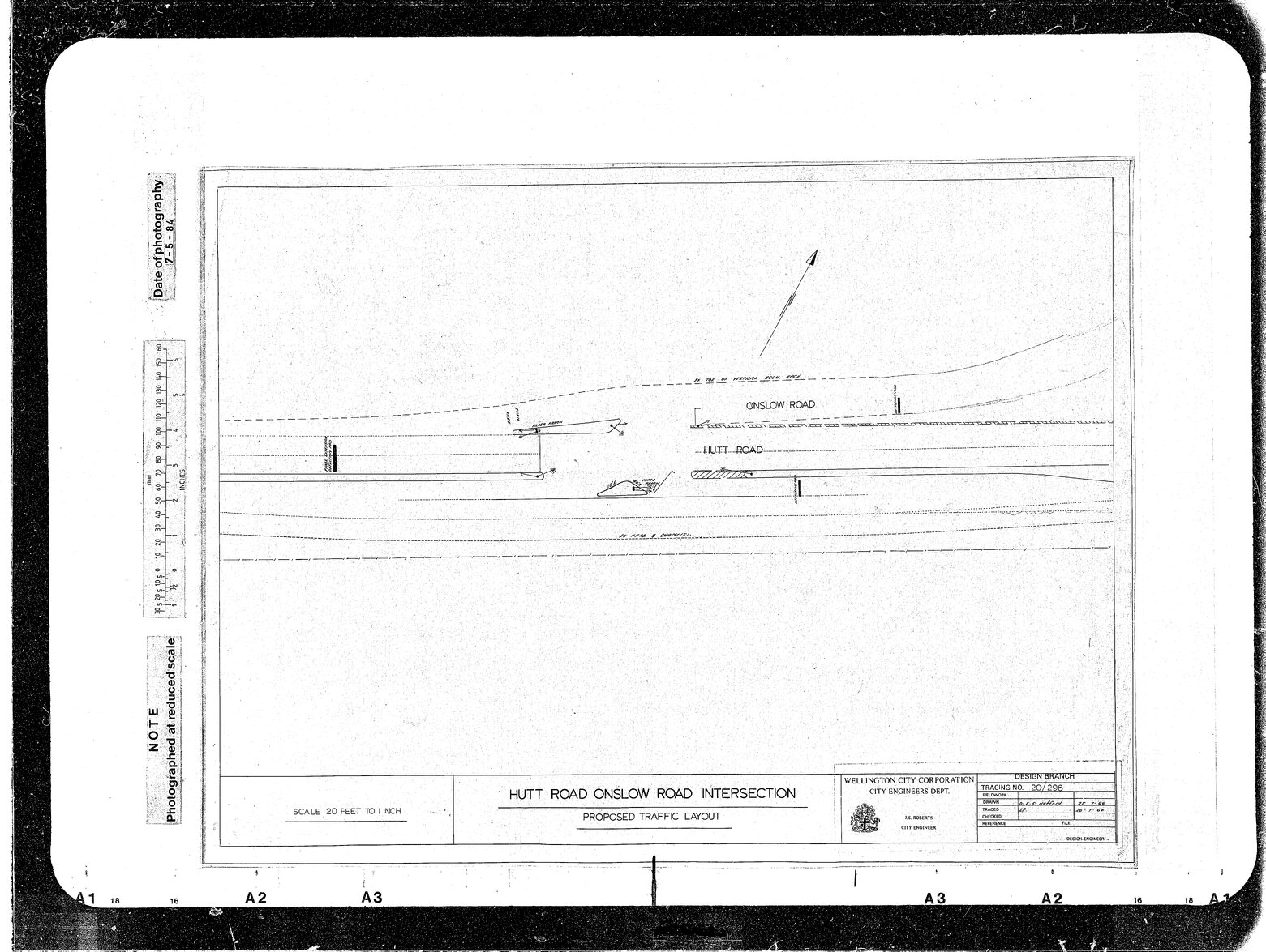 Hutt Road, Onslow Road Intersection, Proposed Traffic Layout
