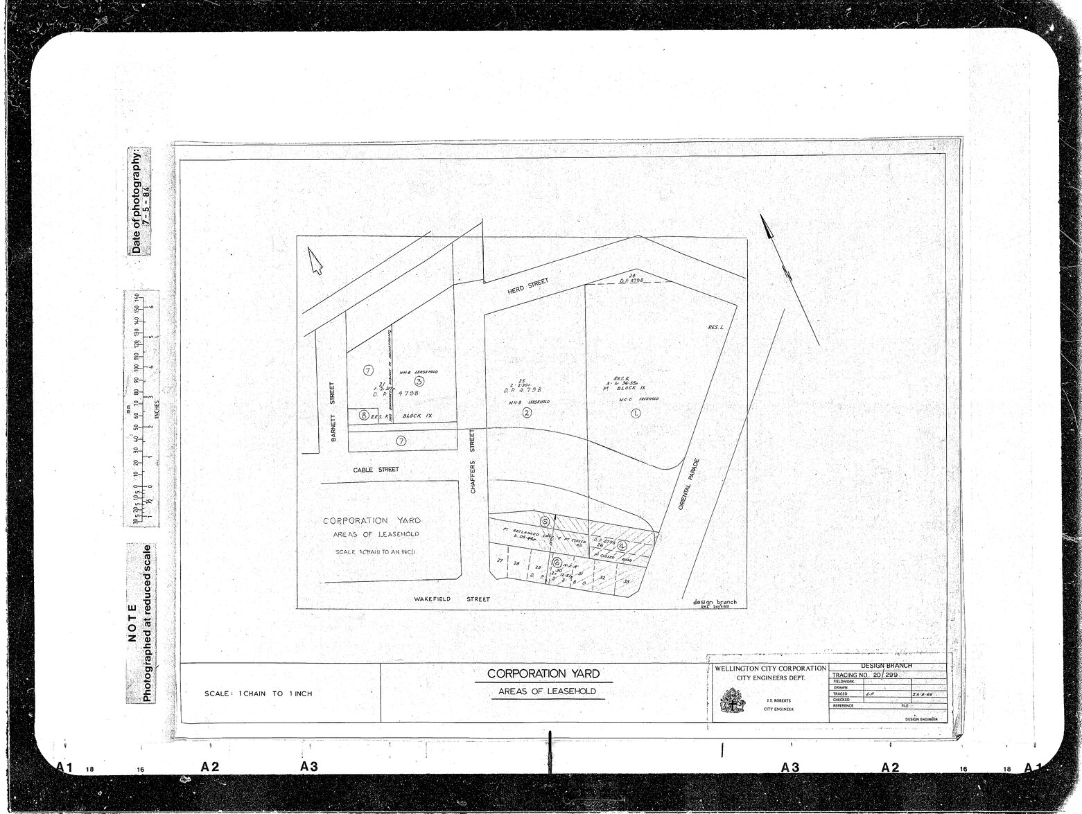 Corporation Yard Areas of Leasehold