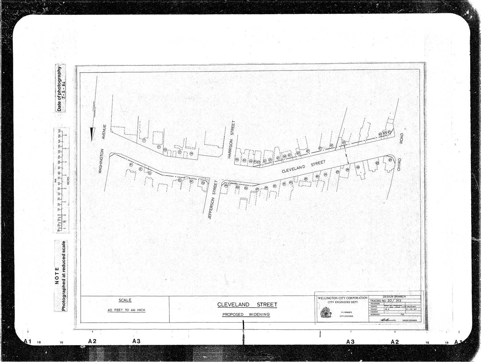Cleveland Street, Proposed Widening Future Boundary