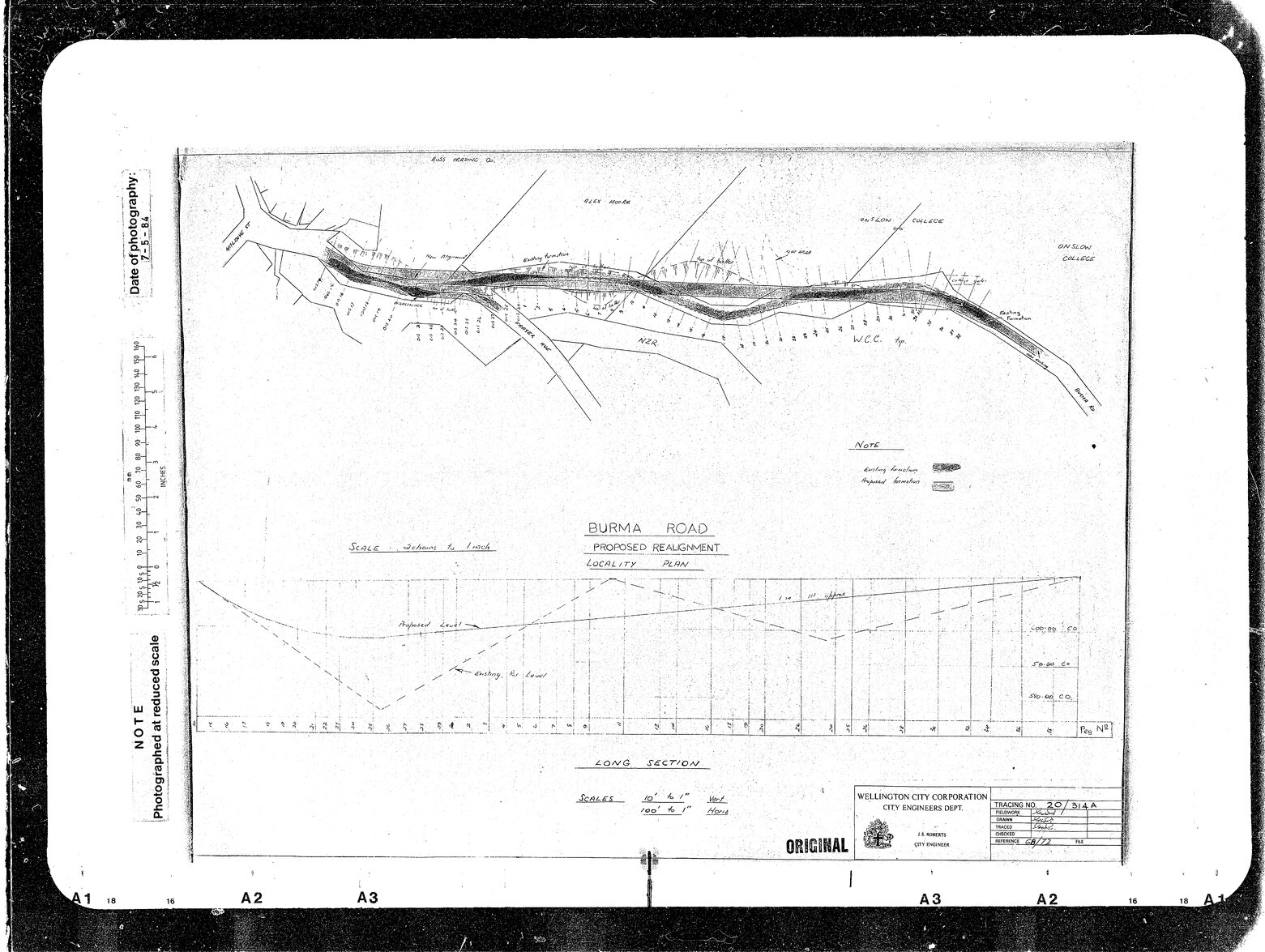 Burma Road, Maldive Street to Moorefield Road, Proposed Realignment land requirements