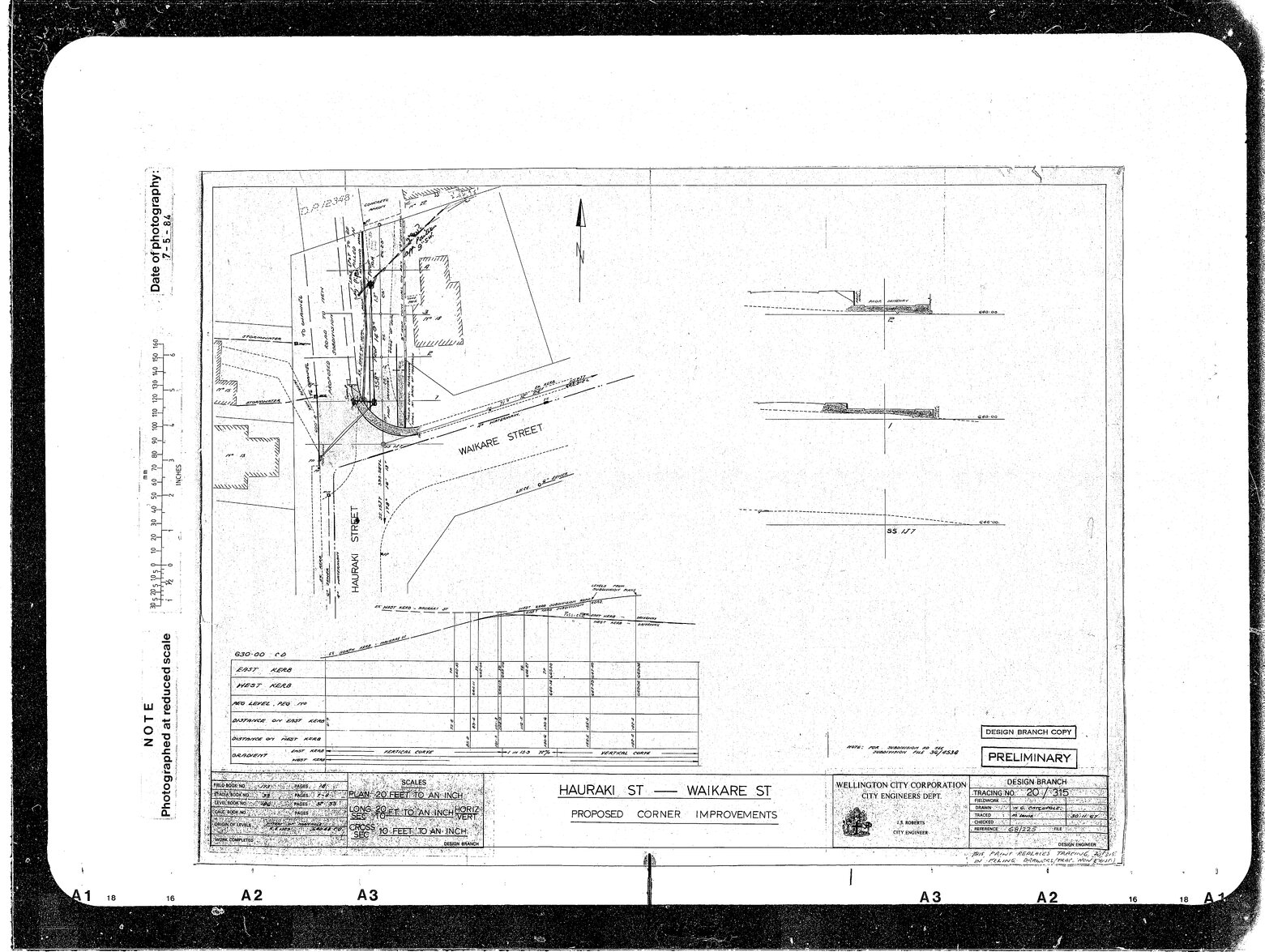 Hauraki Street, Improvements at Intersection Waikare Street, amended see 315A