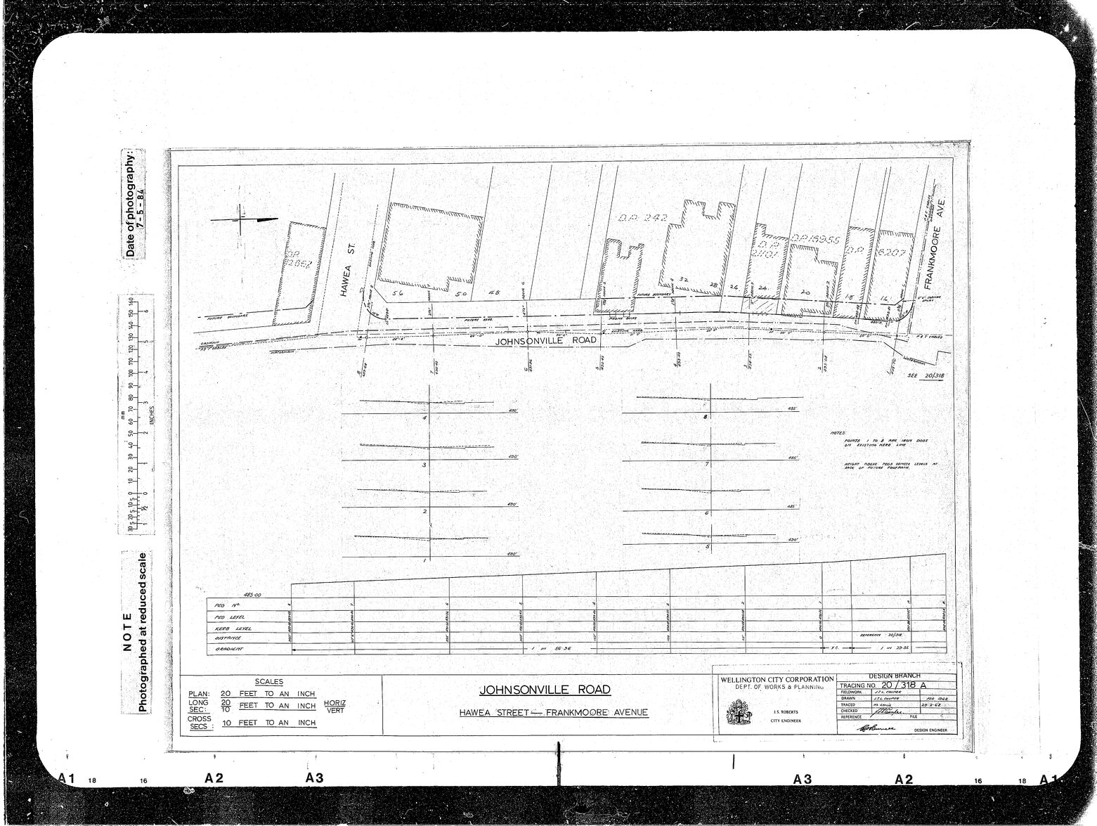 Johnsonville Road, Improvements Hawea Street to Frankmoore Avenue, extension of 20/318