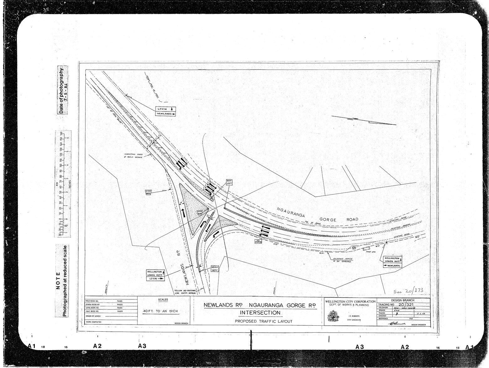 Newlands Road, Ngauranga Gorge Road, Proposed Traffic Layout