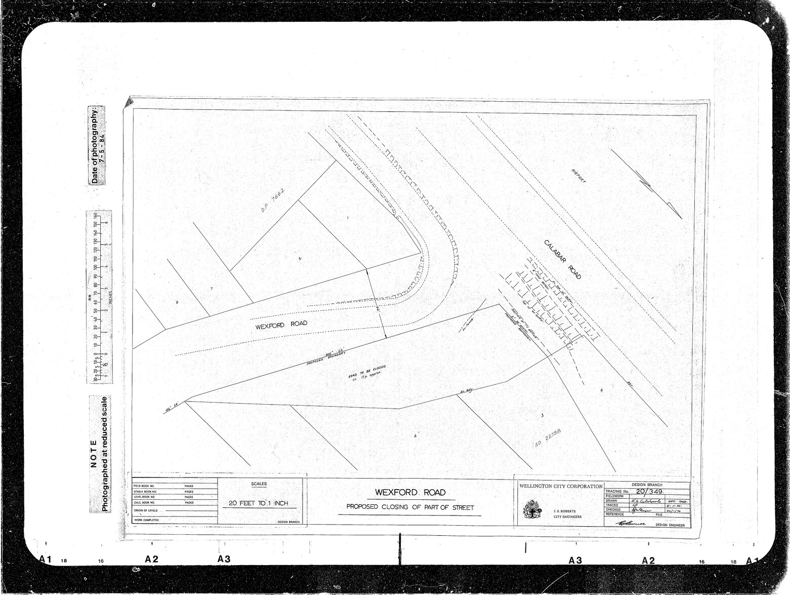 Wexford Street, Proposed Closing of Plant of Street