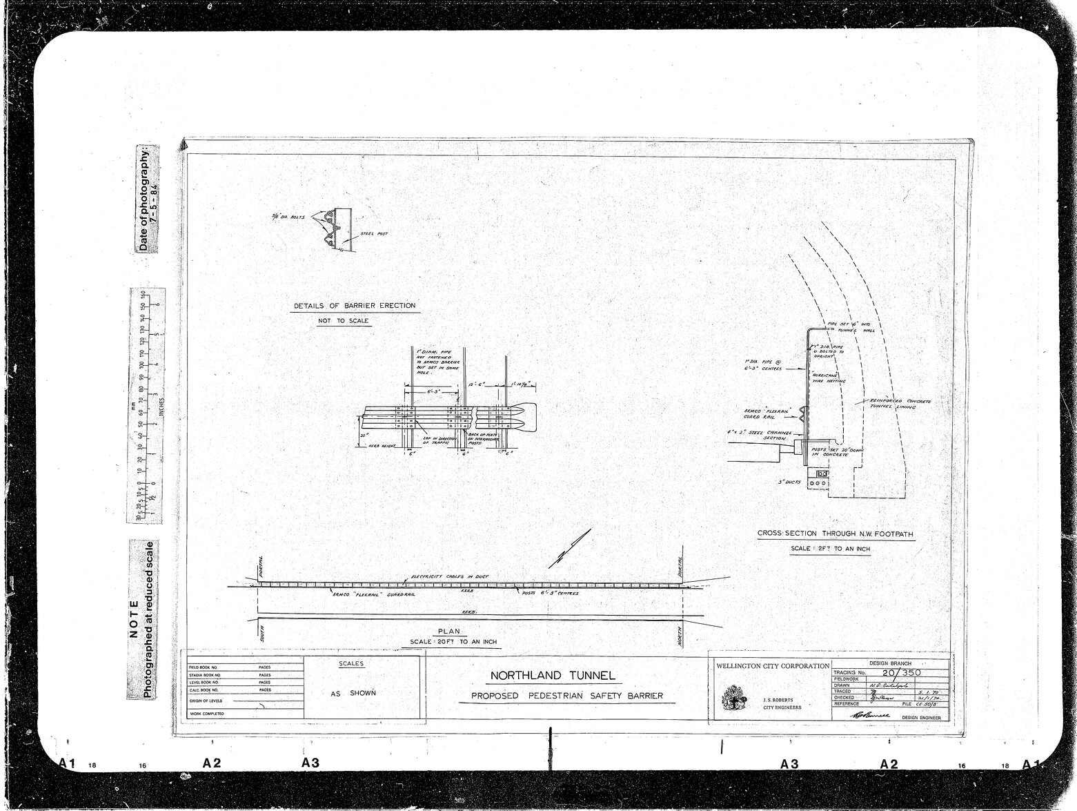 Northland Tunnel, Proposed Pedestrian Safety Barrier
